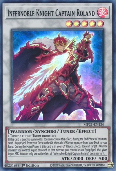 Infernoble Knight Captain Roland (MP21-EN126) [2021 Tin of Ancient Battles]
