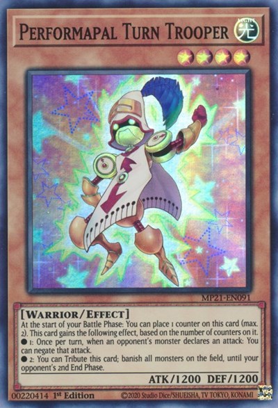 Performapal Turn Trooper (MP21-EN091) [2021 Tin of Ancient Battles]