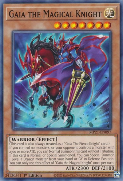 Gaia the Magical Knight (MP21-EN097) [2021 Tin of Ancient Battles]