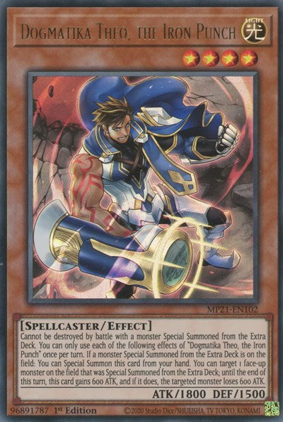 Dogmatika Theo, the Iron Punch (MP21-EN102) [2021 Tin of Ancient Battles]