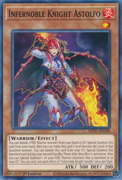 Infernoble Knight Astolfo (MP21-EN108) [2021 Tin of Ancient Battles]