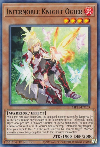 Infernoble Knight Ogier (MP21-EN109) [2021 Tin of Ancient Battles]