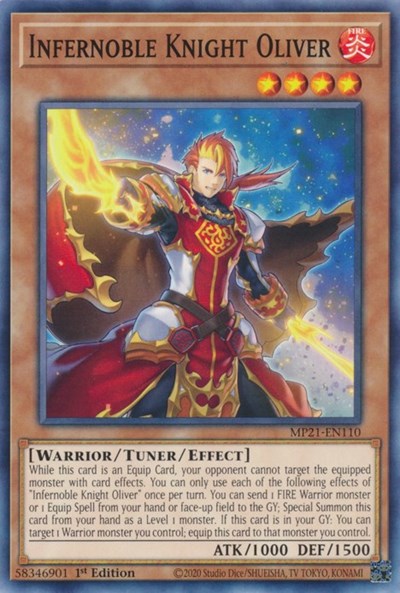 Infernoble Knight Oliver (MP21-EN110) [2021 Tin of Ancient Battles]