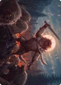 Tovolar, the Midnight Scourge Art Card (06/81) (6) [Art Series: Innistrad: Midnight Hunt]