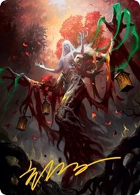 Wrenn and Seven Art Card (Gold-Stamped Signature) (9) [Art Series: Innistrad: Midnight Hunt]