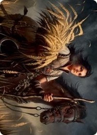 Ambitious Farmhand Art Card (11) [Art Series: Innistrad: Midnight Hunt]