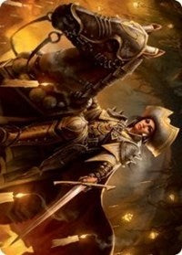 Seasoned Cathar Art Card (12) [Art Series: Innistrad: Midnight Hunt]