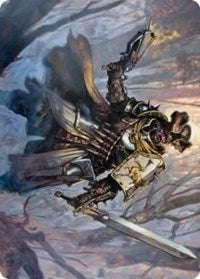 Brutal Cathar Art Card (13) [Art Series: Innistrad: Midnight Hunt]
