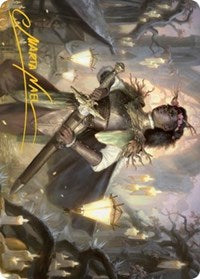 Sungold Sentinel Art Card (Gold-Stamped Signature) (20) [Art Series: Innistrad: Midnight Hunt]