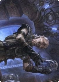 Delver of Secrets Art Card (21) [Art Series: Innistrad: Midnight Hunt]