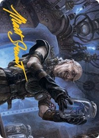 Delver of Secrets Art Card (Gold-Stamped Signature) (21) [Art Series: Innistrad: Midnight Hunt]