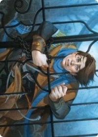 Locked in the Cemetery Art Card (26) [Art Series: Innistrad: Midnight Hunt]