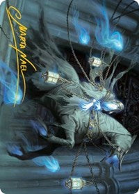 Patrician Geist Art Card (Gold-Stamped Signature) (28) [Art Series: Innistrad: Midnight Hunt]