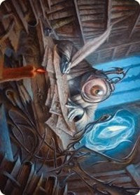 Unblinking Observer Art Card (31) [Art Series: Innistrad: Midnight Hunt]