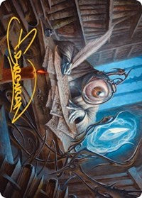 Unblinking Observer Art Card (Gold-Stamped Signature) (31) [Art Series: Innistrad: Midnight Hunt]