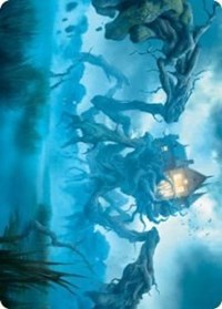 Creeping Inn Art Card (34) [Art Series: Innistrad: Midnight Hunt]