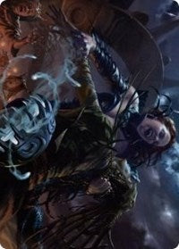 Olivia's Midnight Ambush Art Card (39) [Art Series: Innistrad: Midnight Hunt]