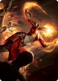 Light Up the Night Art Card (Gold-Stamped Signature) (43) [Art Series: Innistrad: Midnight Hunt]