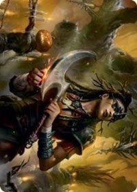 Harvesttide Sentry Art Card (47) [Art Series: Innistrad: Midnight Hunt]