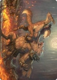 Duel for Dominance Art Card (51) [Art Series: Innistrad: Midnight Hunt]