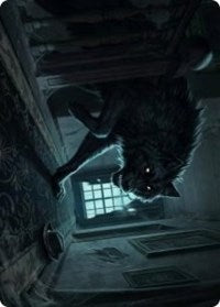 Primal Adversary Art Card (52) [Art Series: Innistrad: Midnight Hunt]