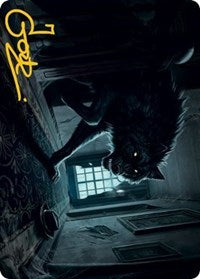 Primal Adversary Art Card (Gold-Stamped Signature) (52) [Art Series: Innistrad: Midnight Hunt]