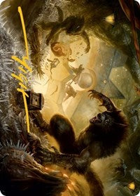 Storm the Festival Art Card (Gold-Stamped Signature) (54) [Art Series: Innistrad: Midnight Hunt]