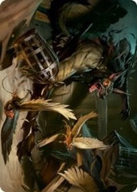 Wing Shredder Art Card (55) [Art Series: Innistrad: Midnight Hunt]