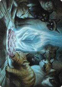 Can't Stay Away Art Card (56) [Art Series: Innistrad: Midnight Hunt]