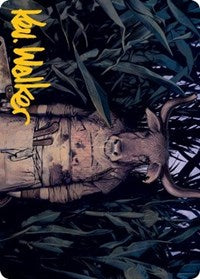 Fleshtaker Art Card (Gold-Stamped Signature) (61) [Art Series: Innistrad: Midnight Hunt]