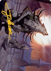 Lord of the Ulvenwald Art Card (Gold-Stamped Signature) (64) [Art Series: Innistrad: Midnight Hunt]