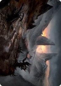 Haunted Ridge Art Card (73) [Art Series: Innistrad: Midnight Hunt]