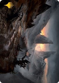 Haunted Ridge Art Card (Gold-Stamped Signature) (73) [Art Series: Innistrad: Midnight Hunt]
