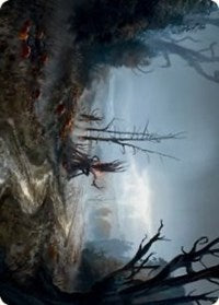 Overgrown Farmland Art Card (74) [Art Series: Innistrad: Midnight Hunt]