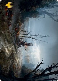 Overgrown Farmland Art Card (Gold-Stamped Signature) (74) [Art Series: Innistrad: Midnight Hunt]