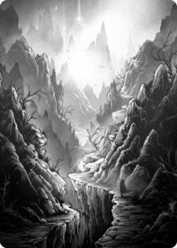 Mountain Art Card (79) [Art Series: Innistrad: Midnight Hunt]