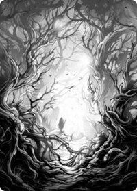 Forest Art Card (81/81) (81) [Art Series: Innistrad: Midnight Hunt]