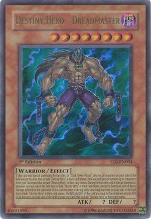 Destiny Hero - Dreadmaster (EOJ-EN004) - Enemy of Justice 1st Edition