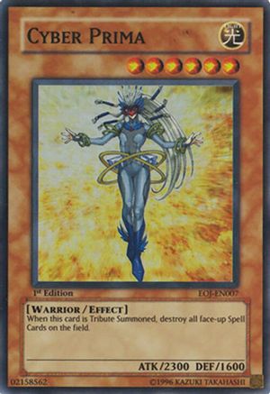 Cyber Prima (EOJ-EN007) - Enemy of Justice 1st Edition