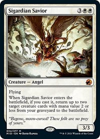 Sigardian Savior (34) [Promo Pack: Innistrad: Midnight Hunt]