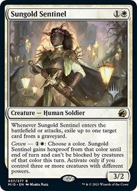 Sungold Sentinel (37) [Promo Pack: Innistrad: Midnight Hunt]
