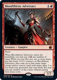 Bloodthirsty Adversary (129) [Promo Pack: Innistrad: Midnight Hunt]