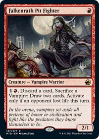 Falkenrath Pit Fighter (137) [Promo Pack: Innistrad: Midnight Hunt]