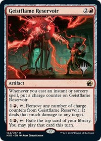 Geistflame Reservoir (142) [Promo Pack: Innistrad: Midnight Hunt]