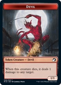 Devil Token (6) [Innistrad: Midnight Hunt]