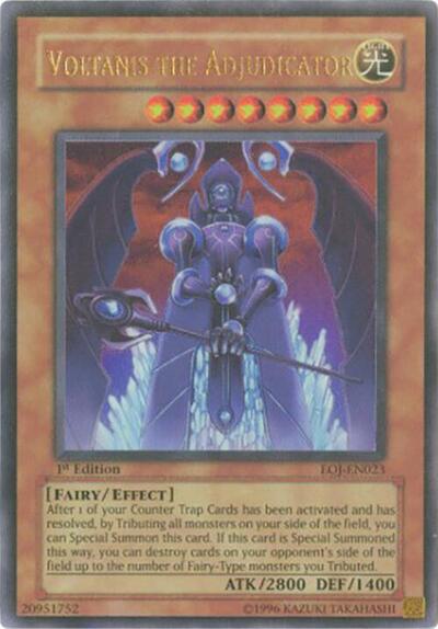 Voltanis the Adjudicator (EOJ-EN023) [Enemy of Justice]