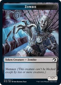 Zombie (015) Token (15) [Innistrad: Midnight Hunt]