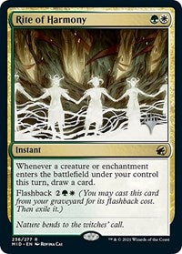 Rite of Harmony (236) [Promo Pack: Innistrad: Midnight Hunt]