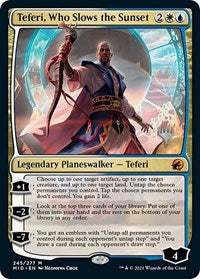 Teferi, Who Slows the Sunset (245) [Promo Pack: Innistrad: Midnight Hunt]