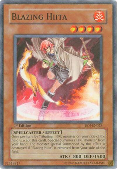 Blazing Hiita (EOJ-EN028) [Enemy of Justice]